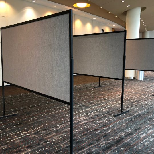 Fabric panel display Framing 