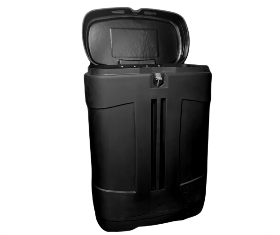 Oval transport case