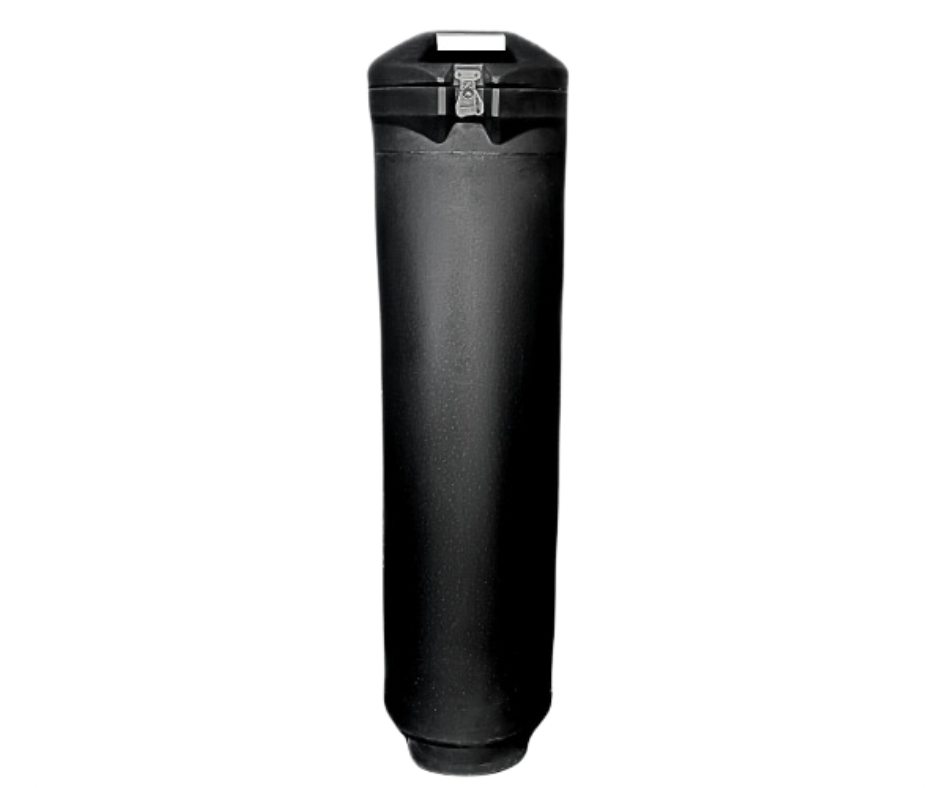 Round transport case